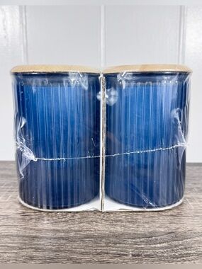 NEW Target Bullseye Playground Blue Glass Jars